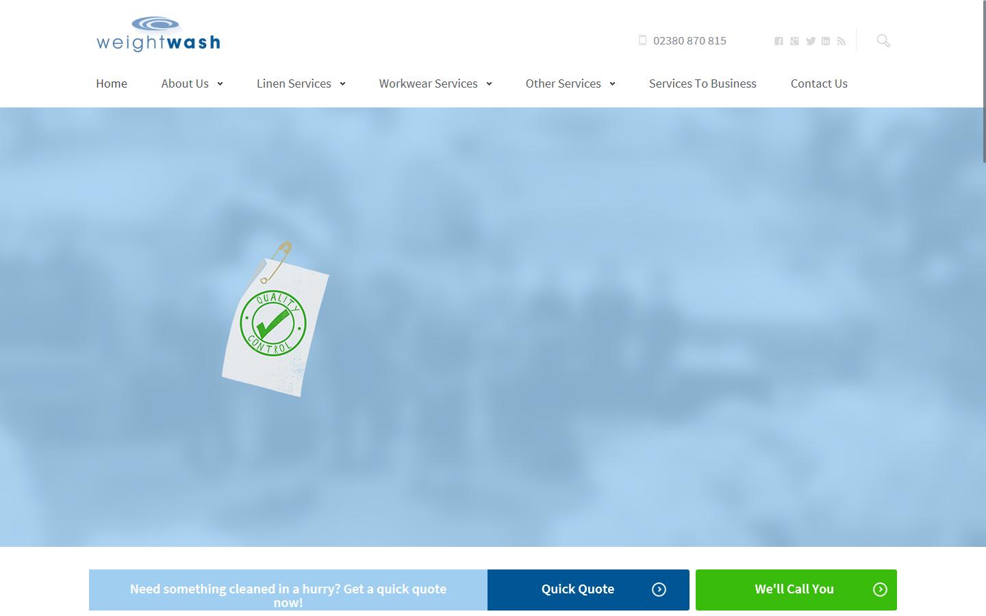 WeightWash Limited Website