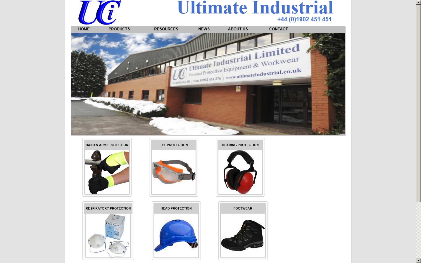 Ultimate Cleaners Industrial Ltd Website
