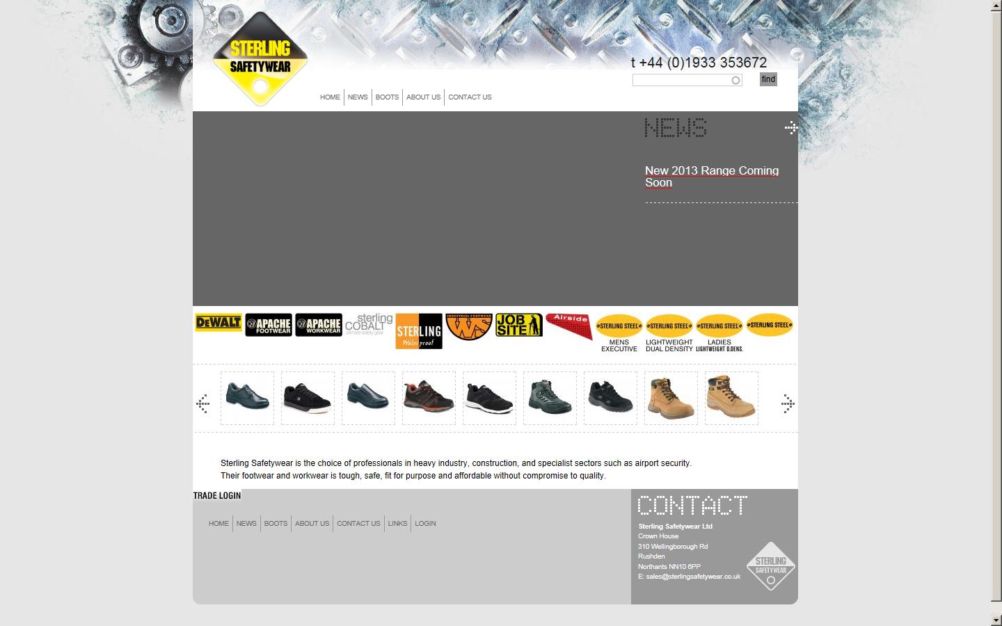 Sterling Safetywear Ltd Website