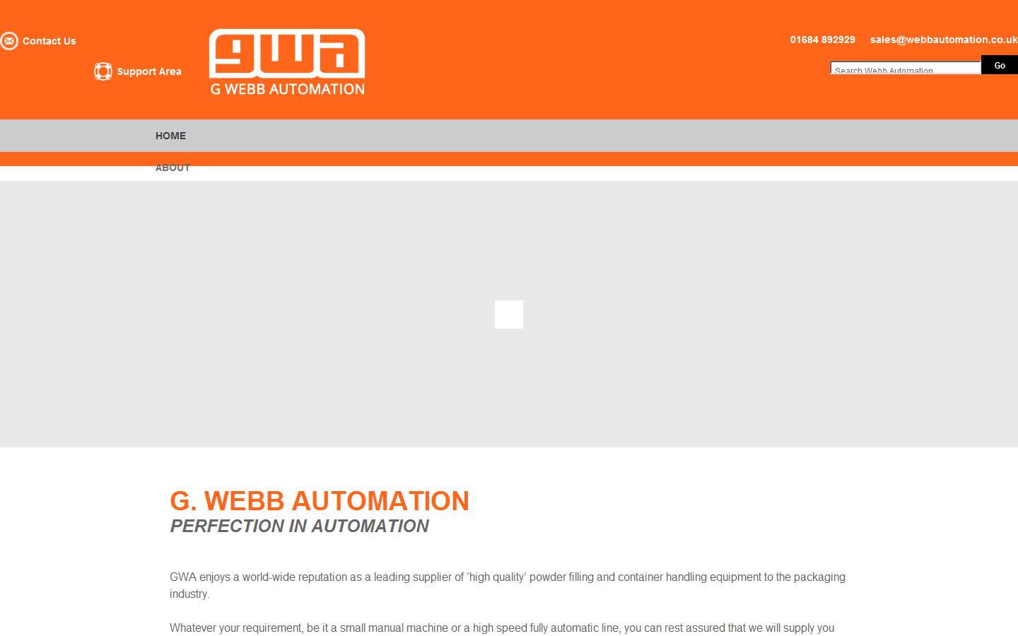 G Webb Automation Ltd Website