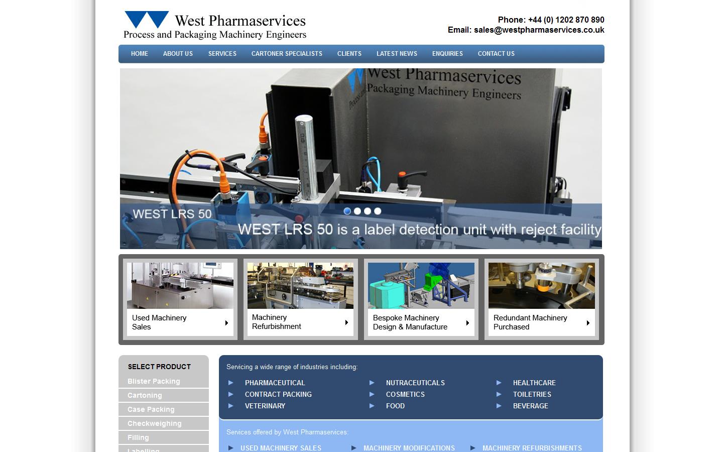West Pharmaservices Ltd Website