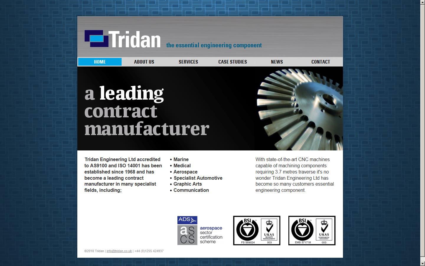 Tridan Engineering Ltd Website