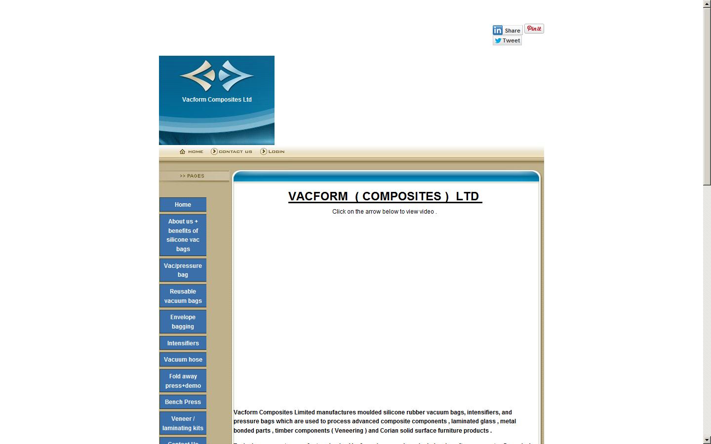 Vacform Composites Website
