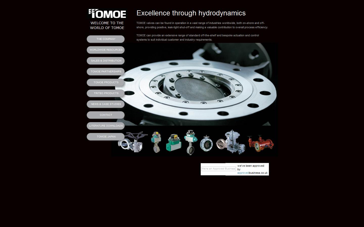 Tomoe Valves Ltd Website
