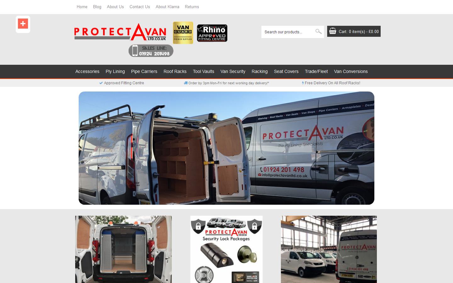 Protectavan Website