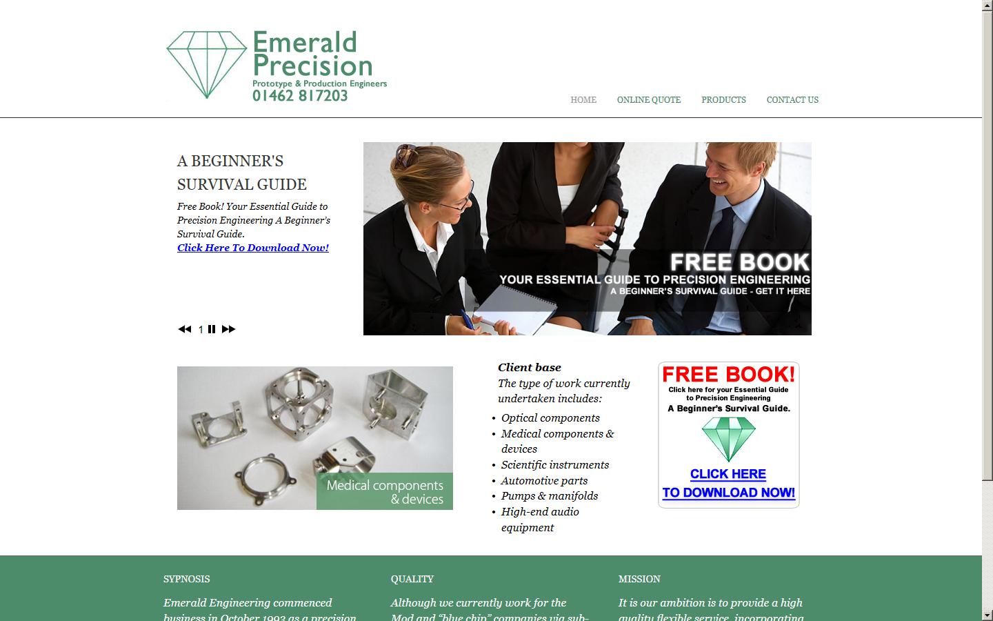 Emerald Engineering Website