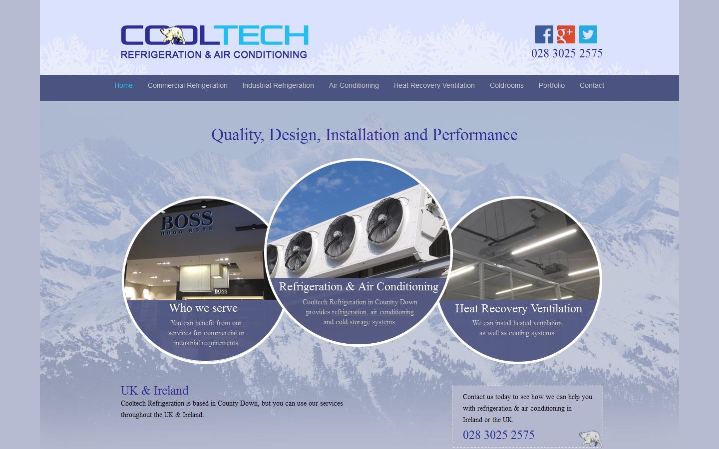 Cool Tech Air Conditioning & Refrigeration Website