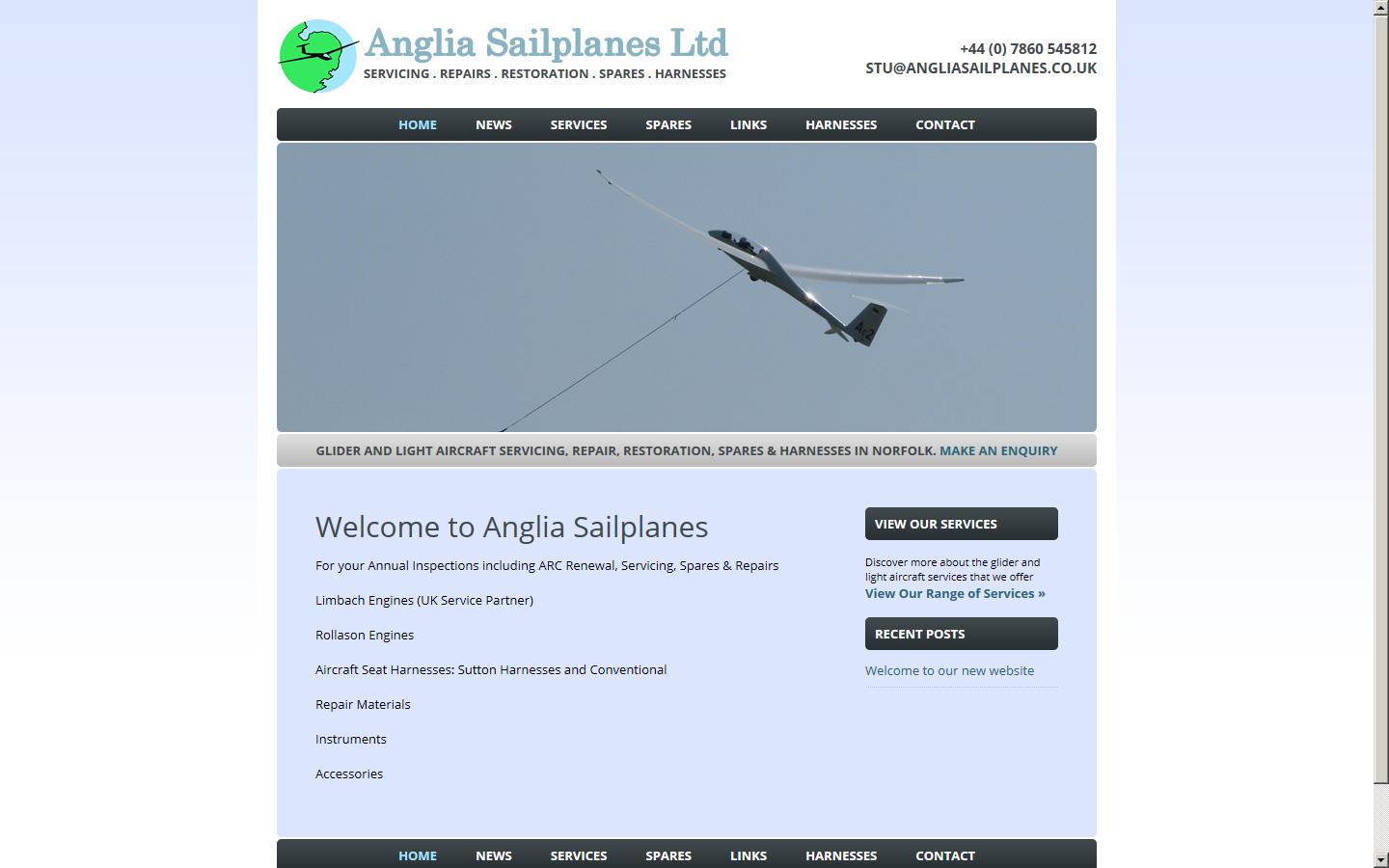 Anglia Sailplanes Website