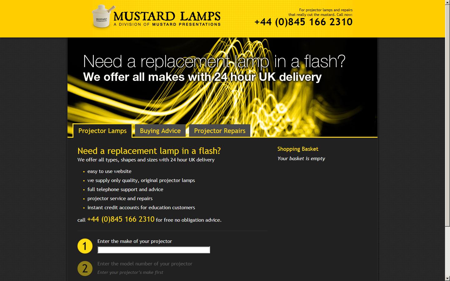 Mustard Presentations Website