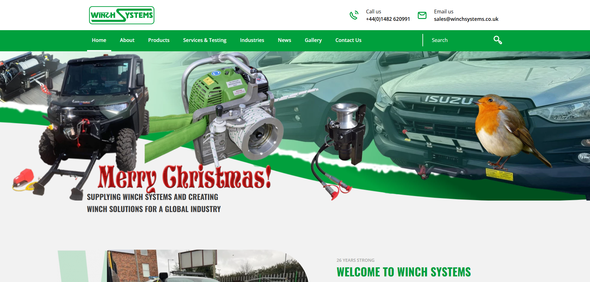 Winch Systems Ltd Website