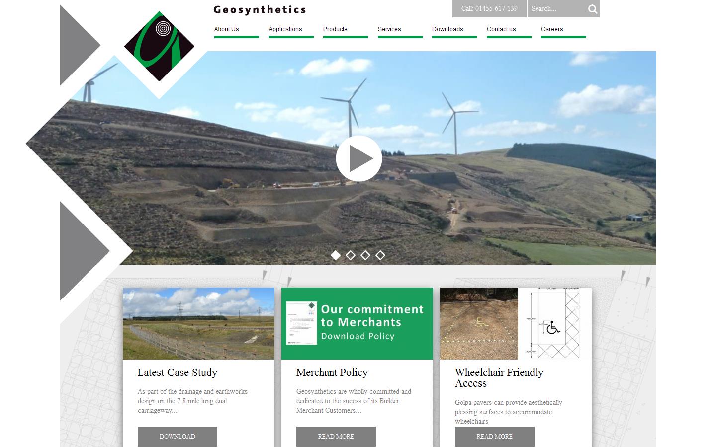 Geosynthetics Ltd Website