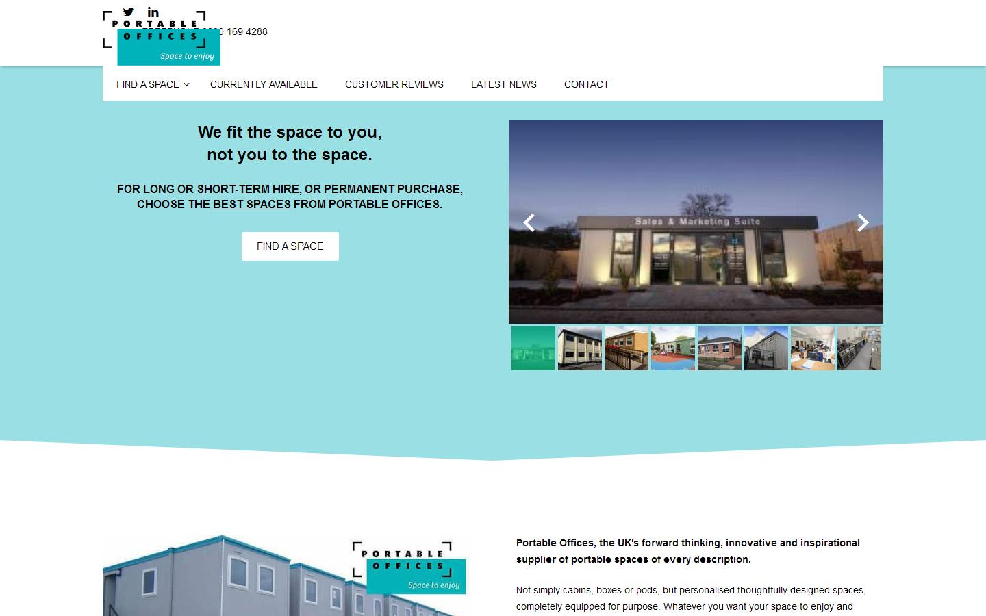 Portable Offices Website