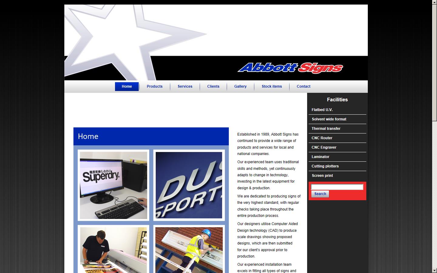 Abbott Signs Website