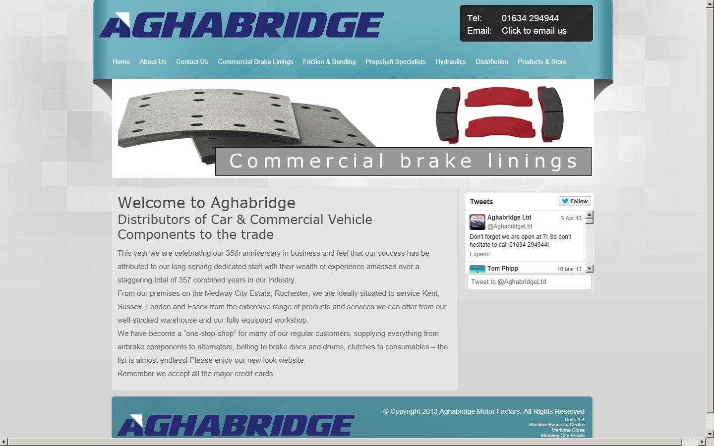 Aghabridge Website