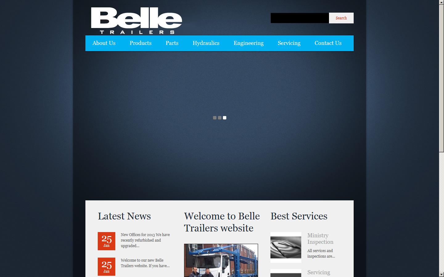 Belle Car Transporters & Specialised Trailers Website