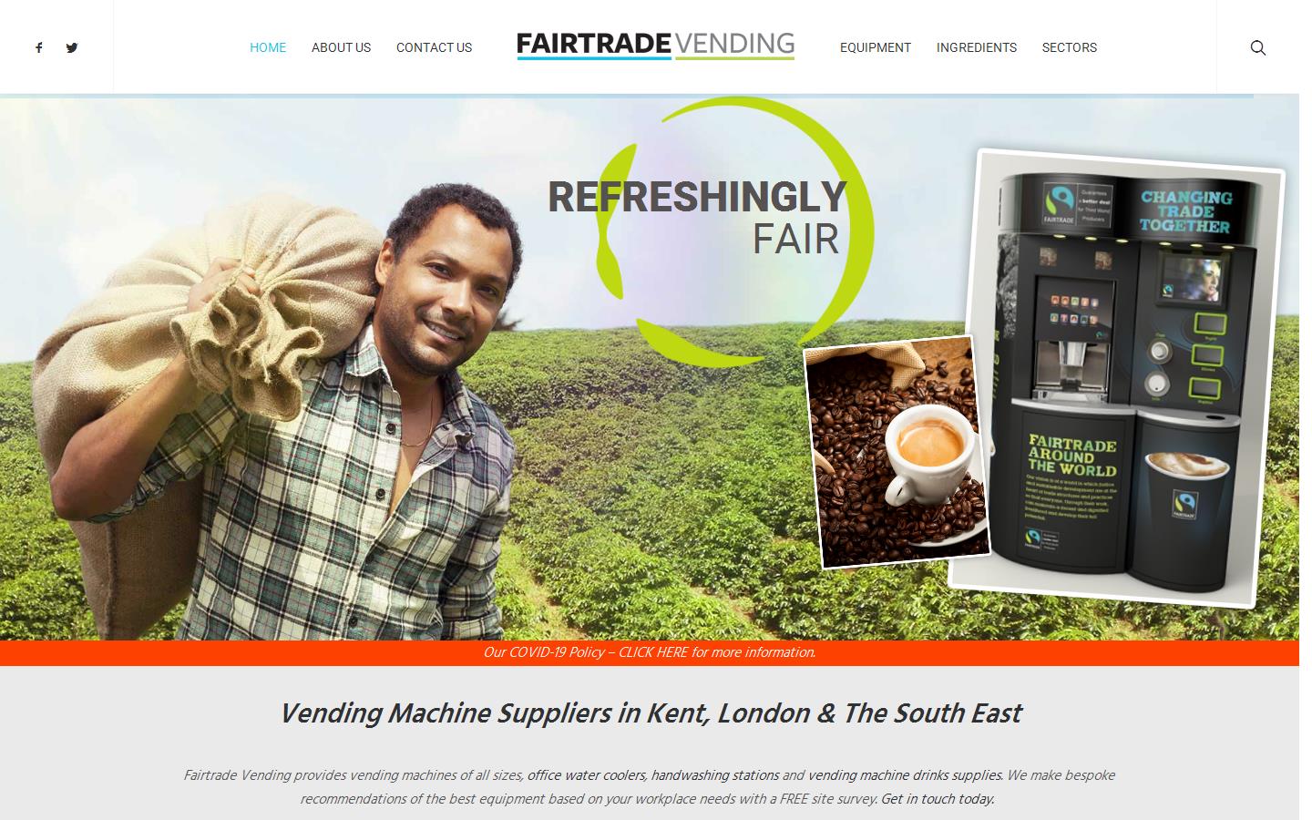 Fairtrade Vending Ltd Website