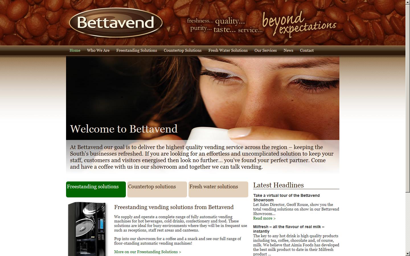 Bettavend Website