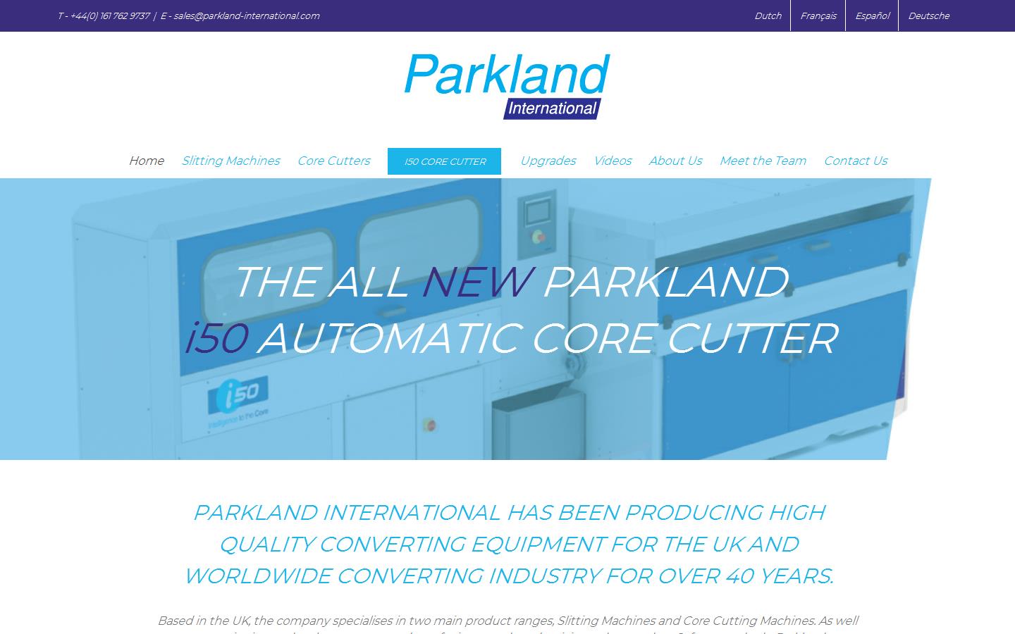 Parkland International Website