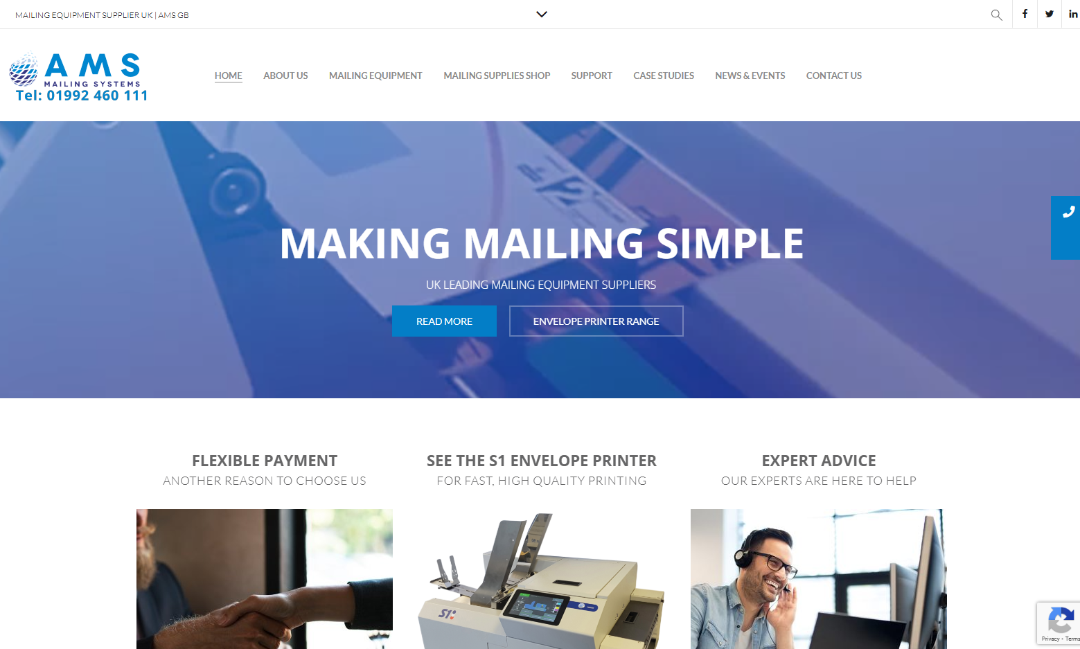 Addressing & Mailing Solutions Ltd Website