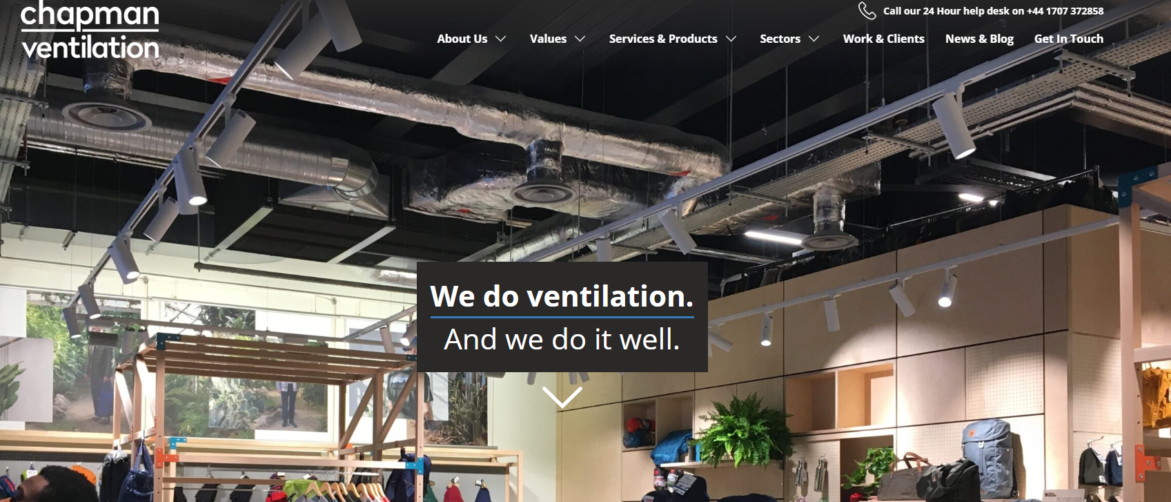 Chapman Ventilation Ltd Website