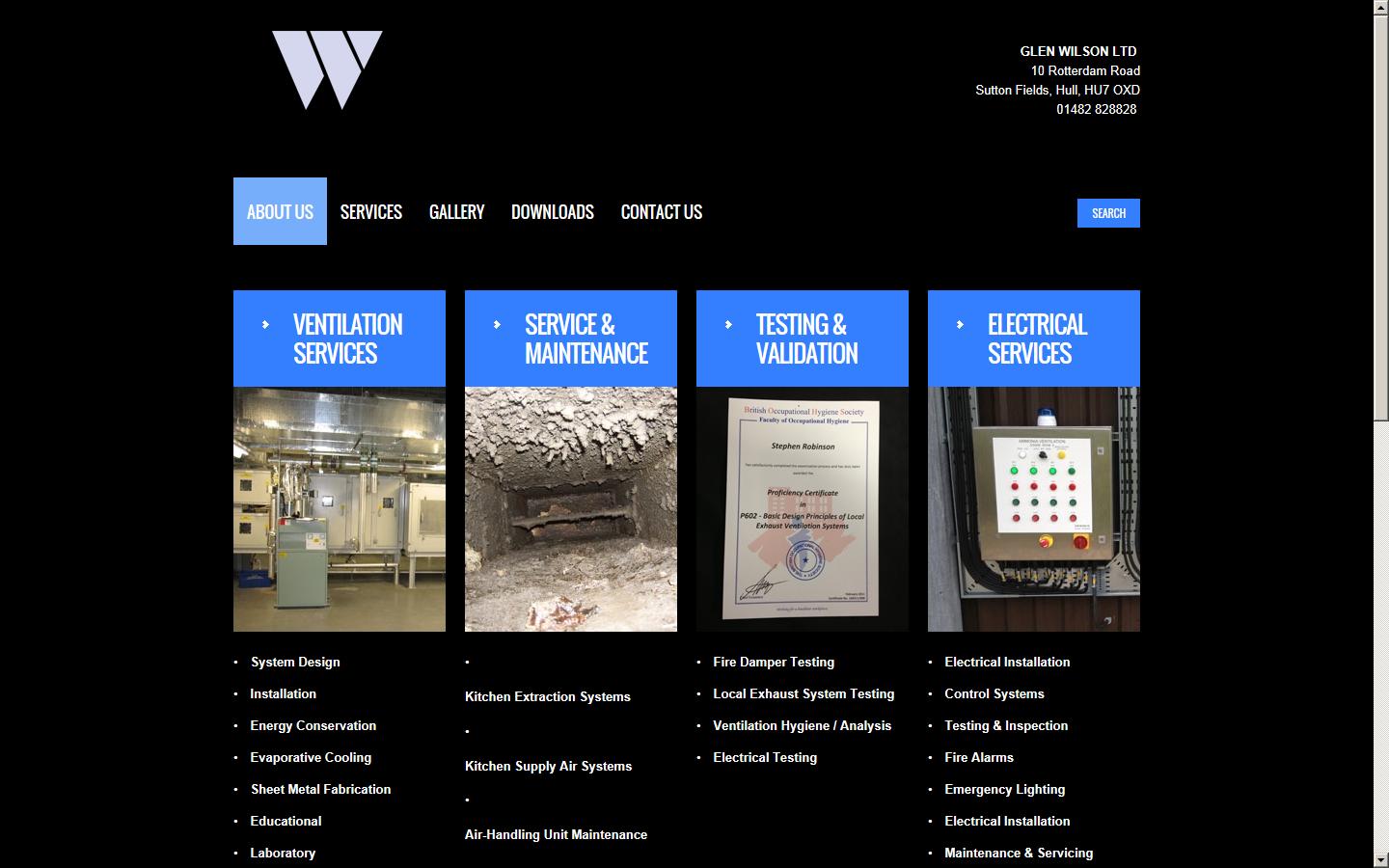 Glen Wilson Ltd Website