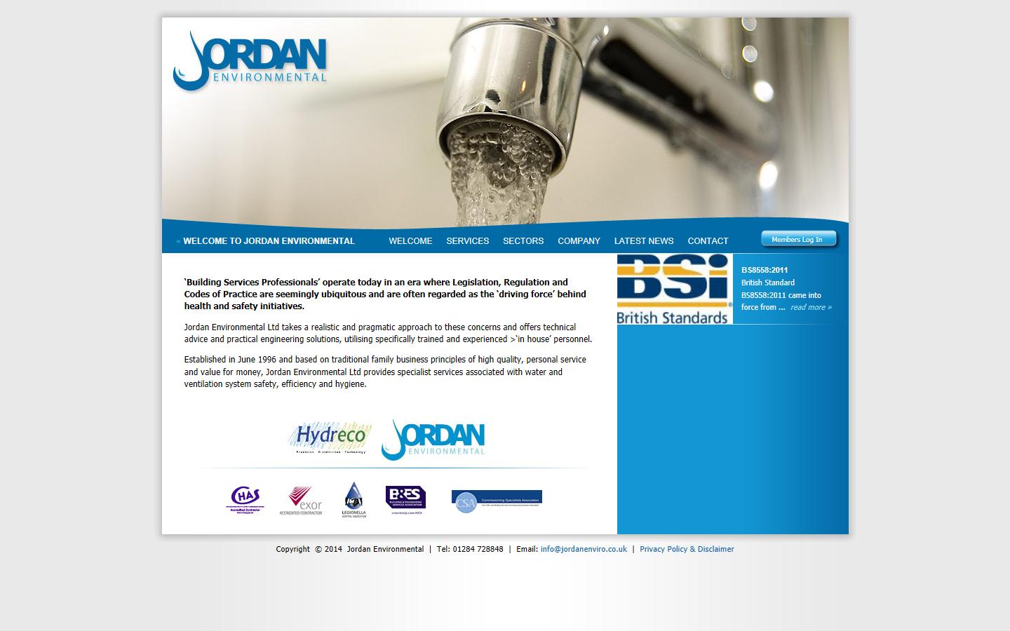 Jordan Environmental Ltd Website