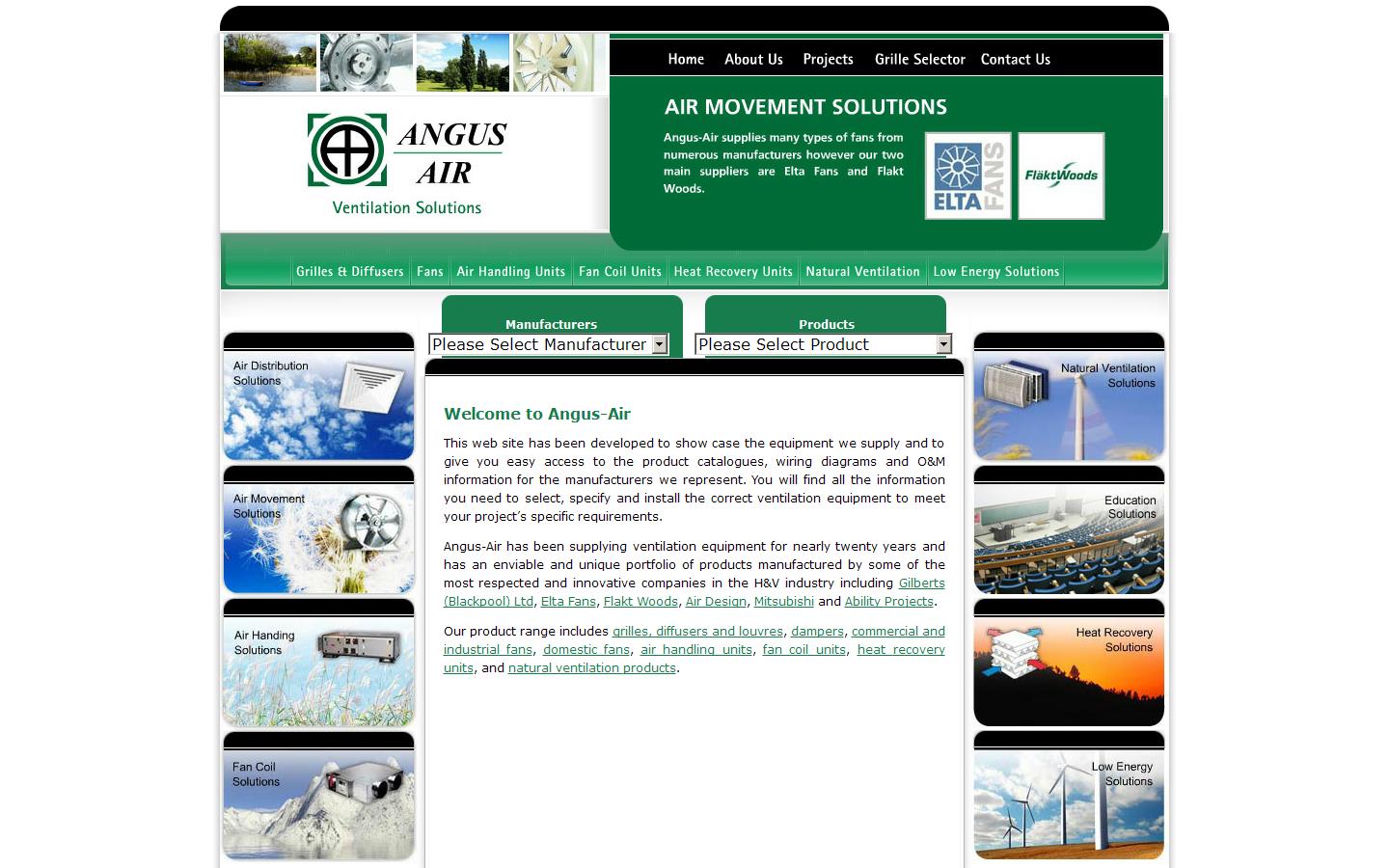 Angus-Air Ltd Website