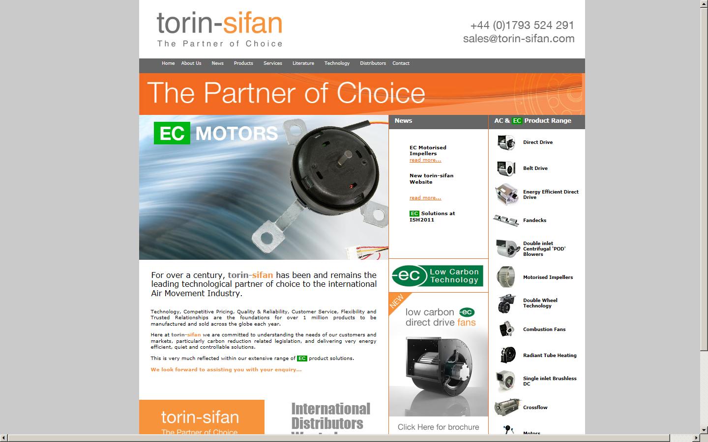 Torin-Sifan Ltd Website