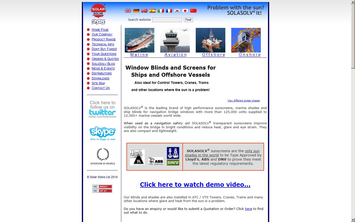 Solar Solve Ltd Website