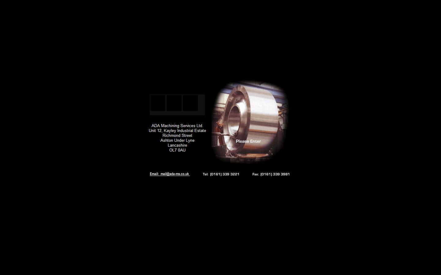 ADA Machining Services Ltd Website