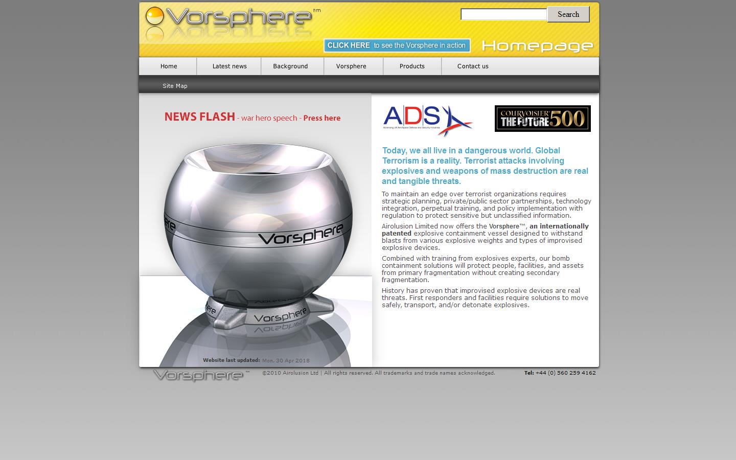 Airolusion Ltd Website