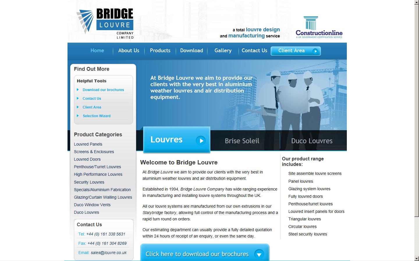Bridge Louvre Co Ltd Website