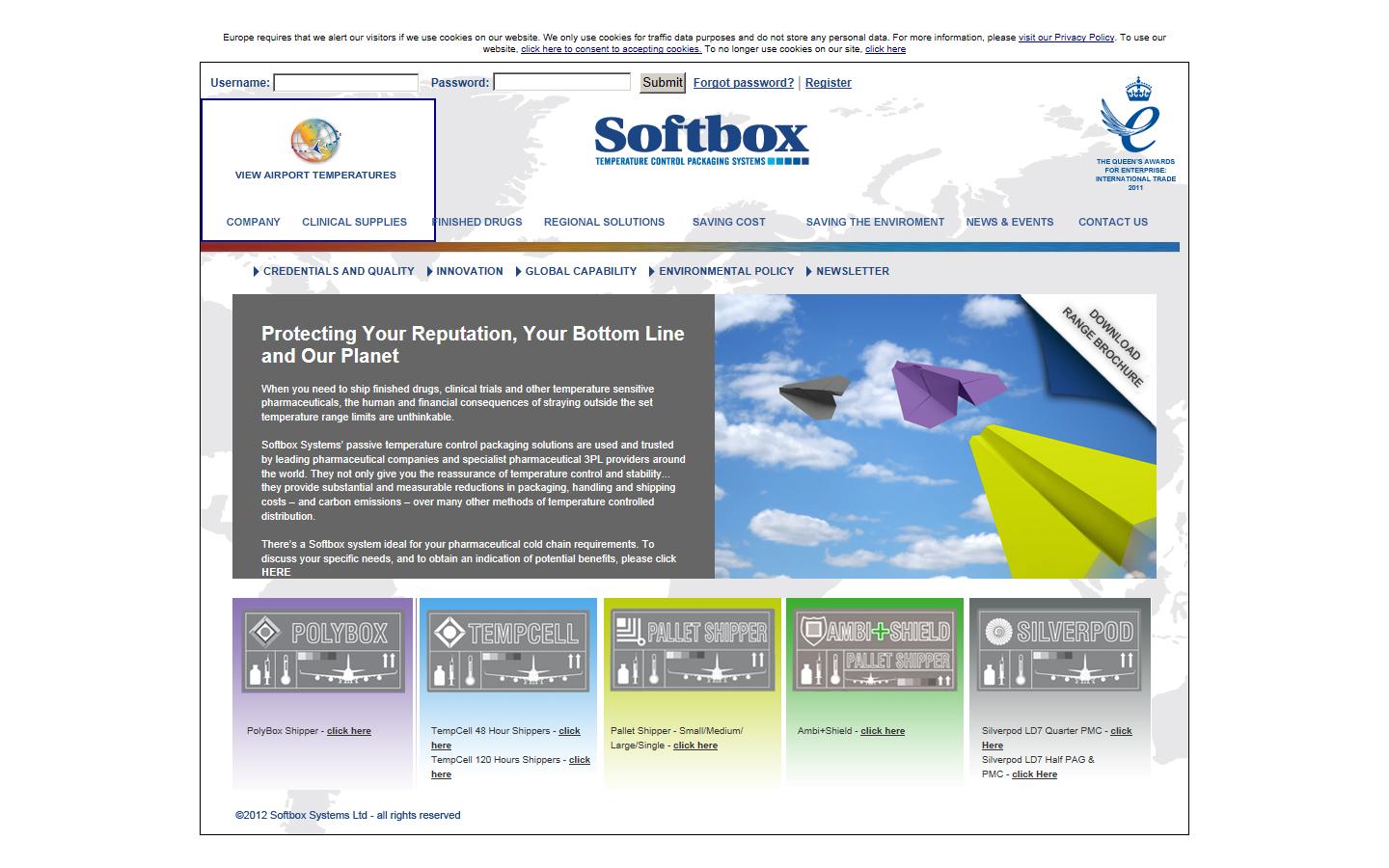 Softbox Systems Ltd Website