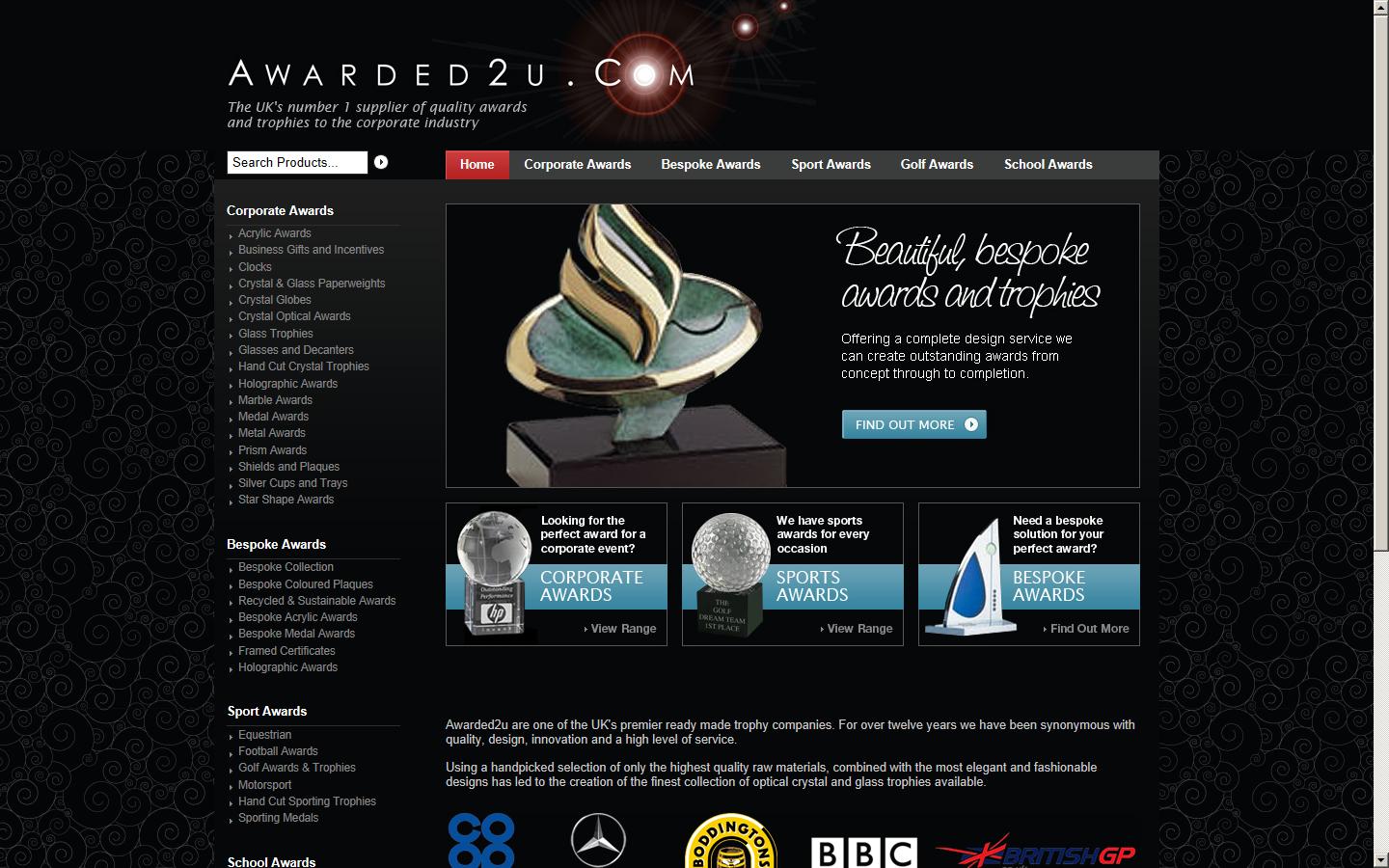 Awarded2u Ltd Website