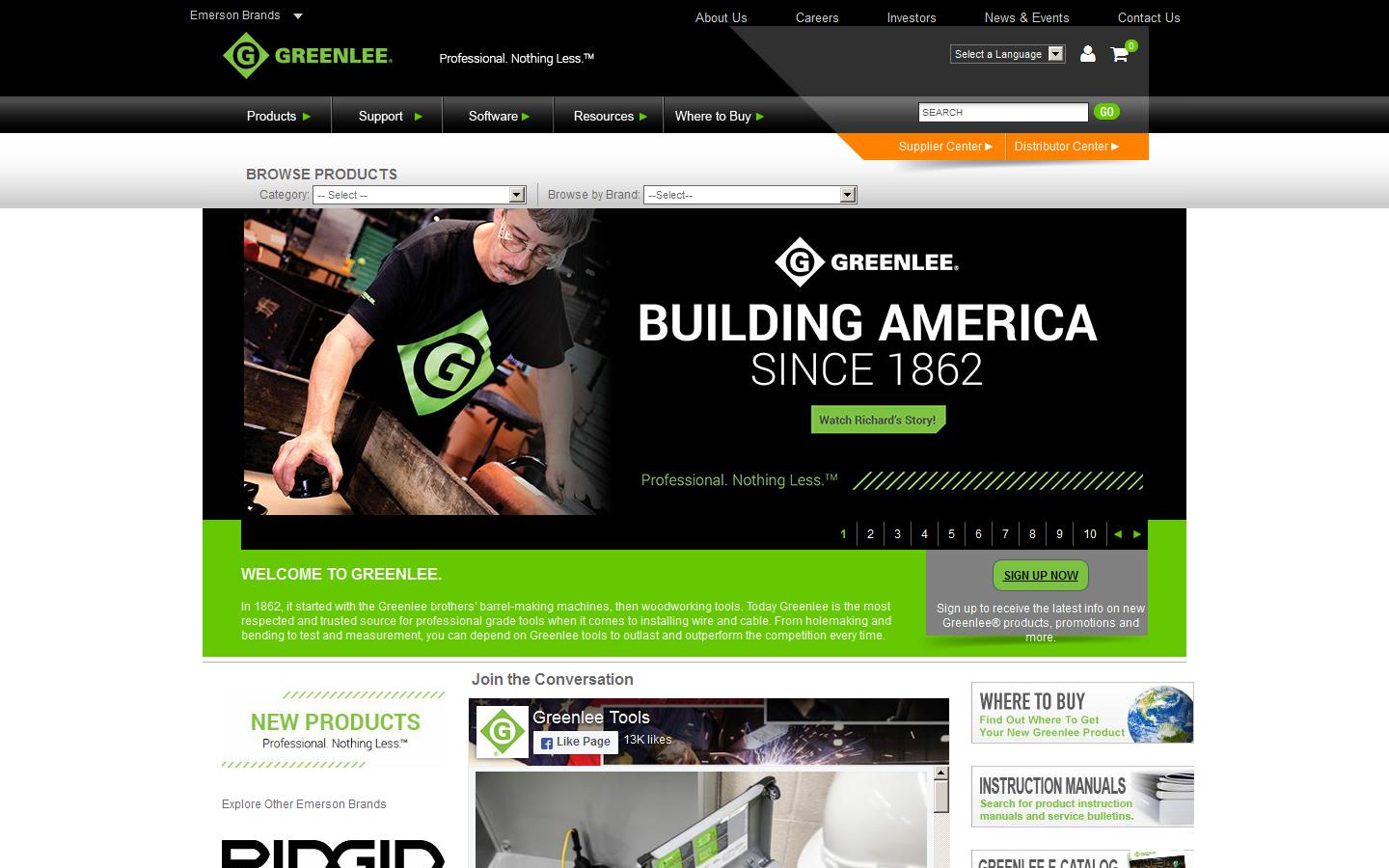 Greenlee Website