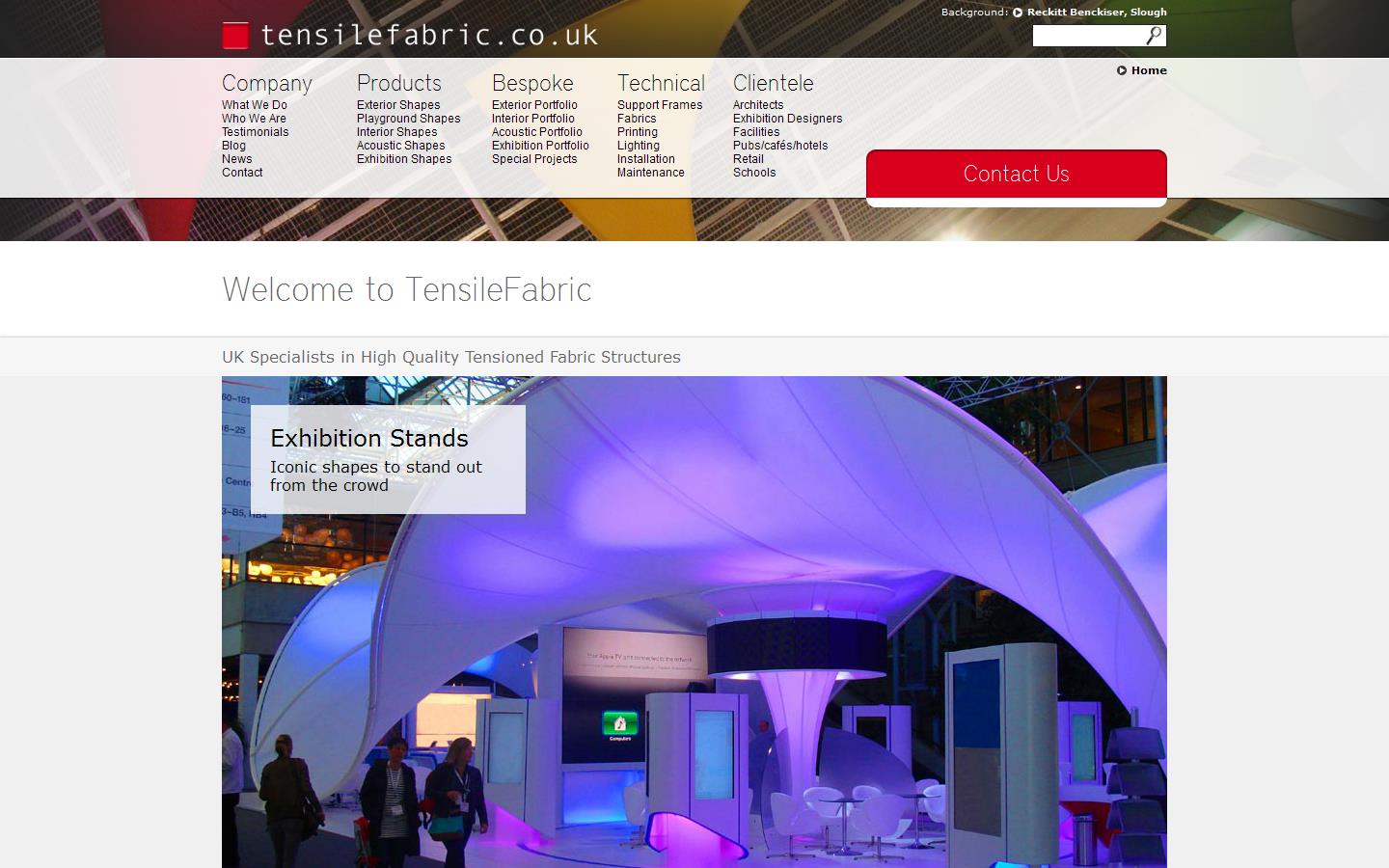 Tensile Fabric Ltd Website
