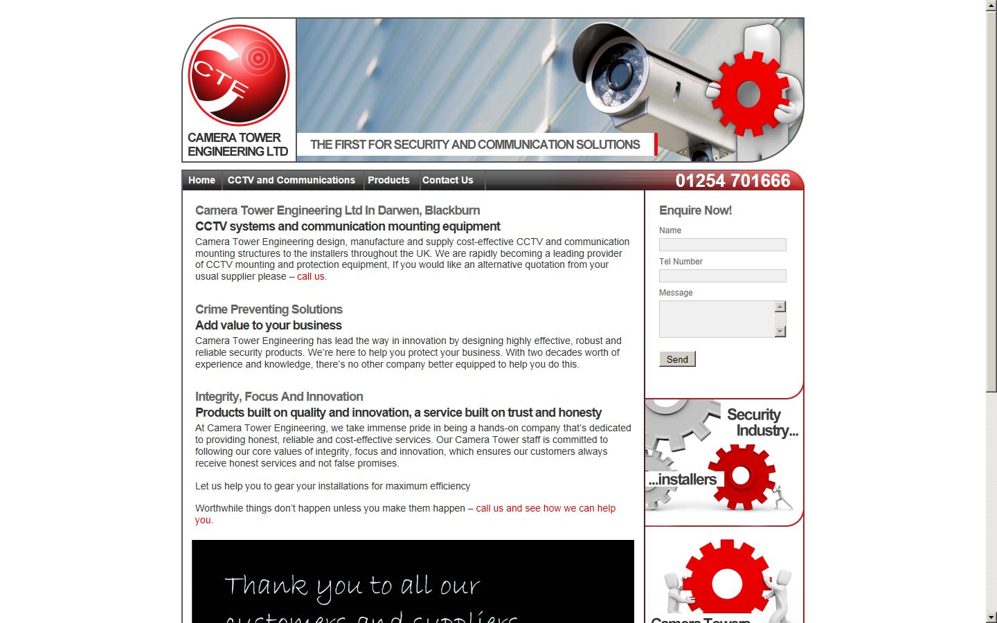 Camera Towers Website