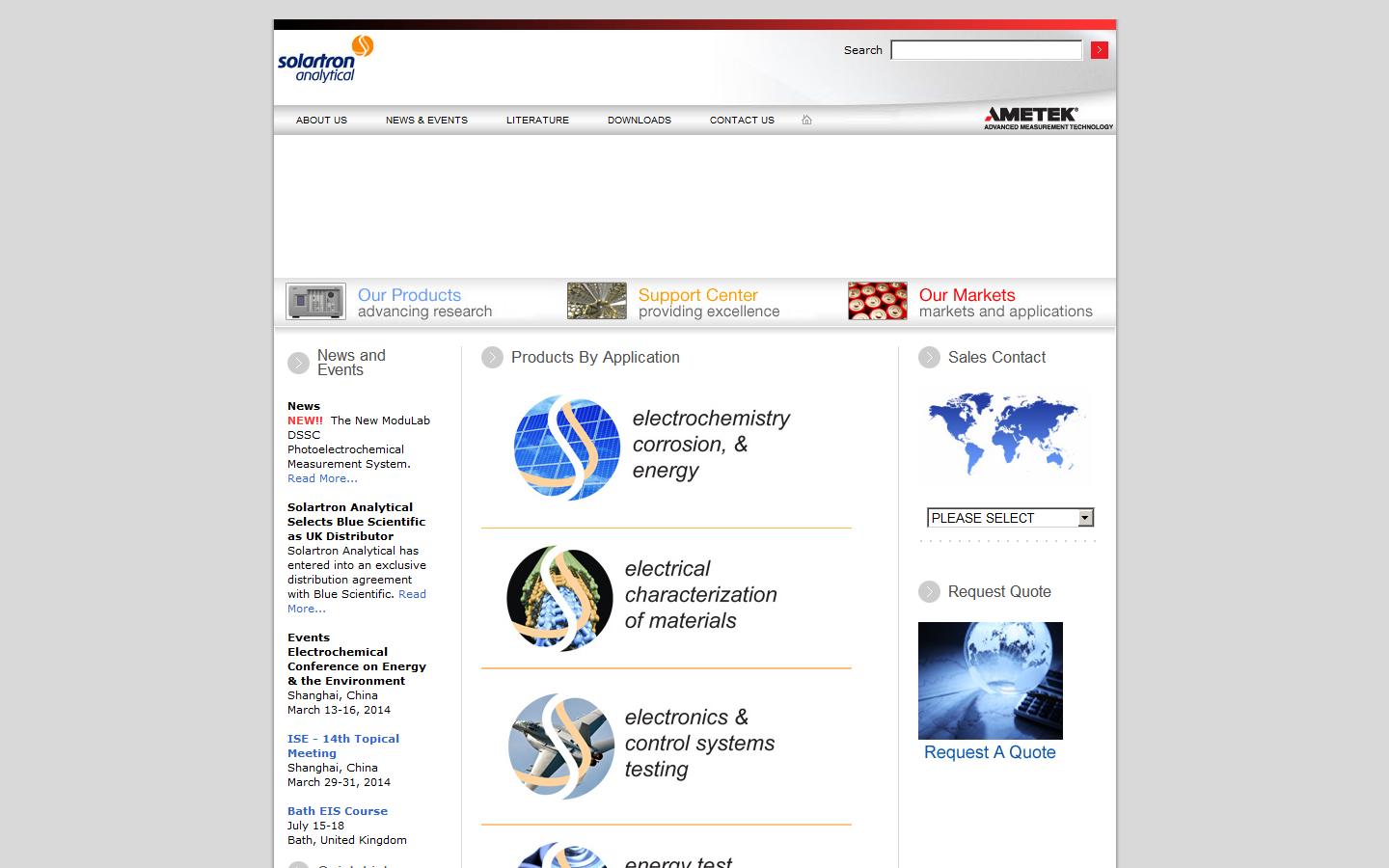 Solartron Analytical Website