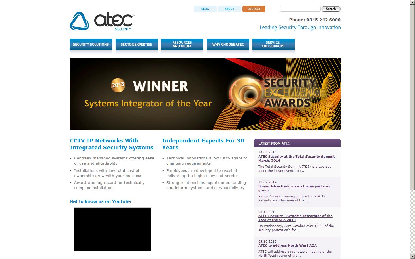 ATEC Security Ltd Website