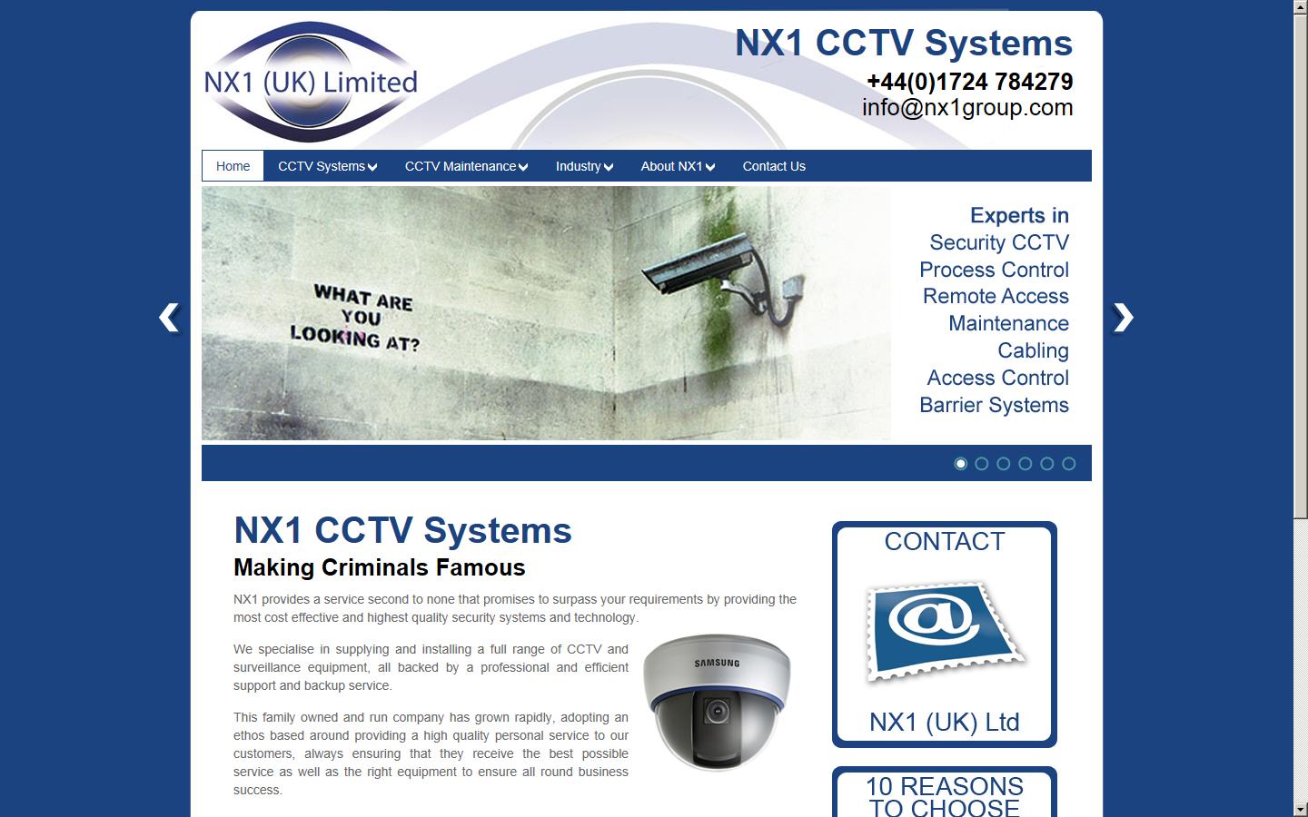 NX1 UK Ltd Website