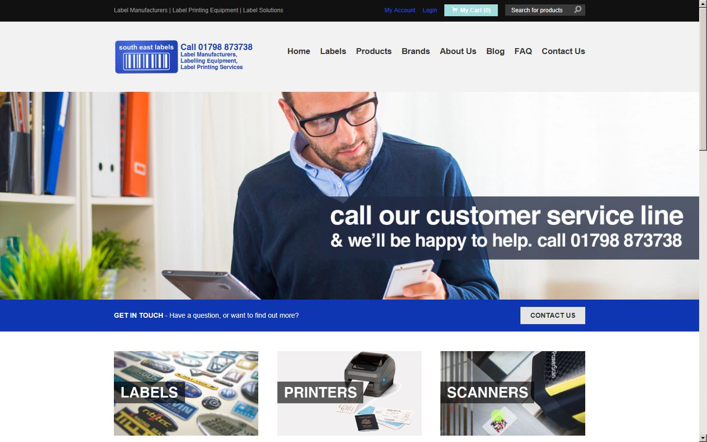 South East Labels Website