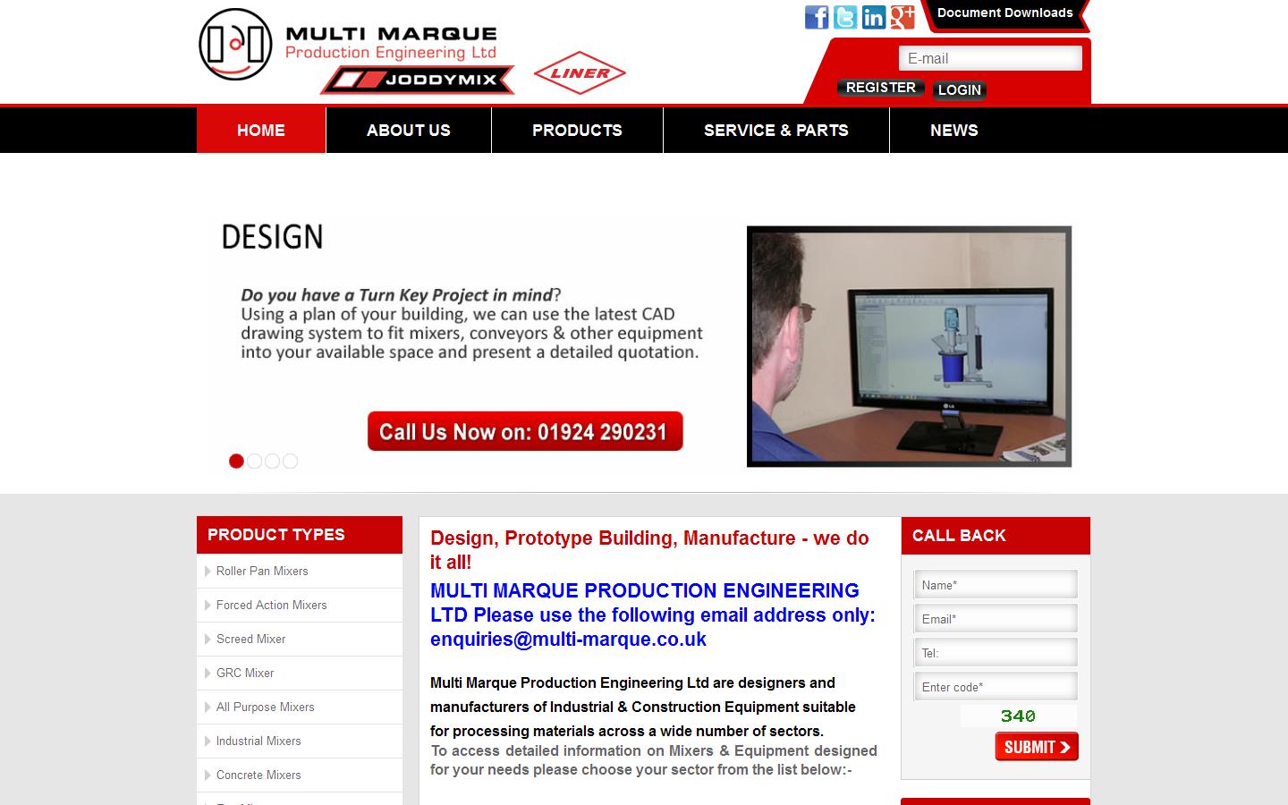 Multi Marque Production Engineering Ltd Website