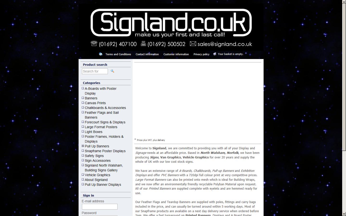 Signland Website