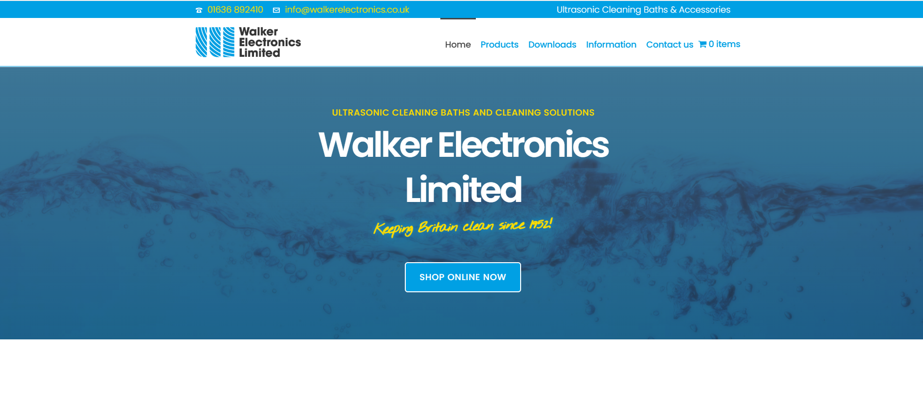 Walker Electronics Ltd Website