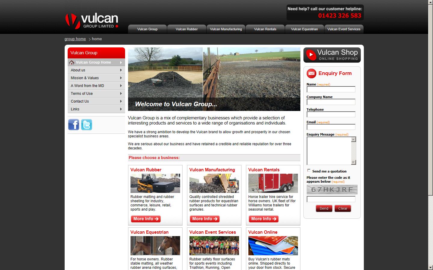 Vulcan Conveyor Equipment Ltd Website