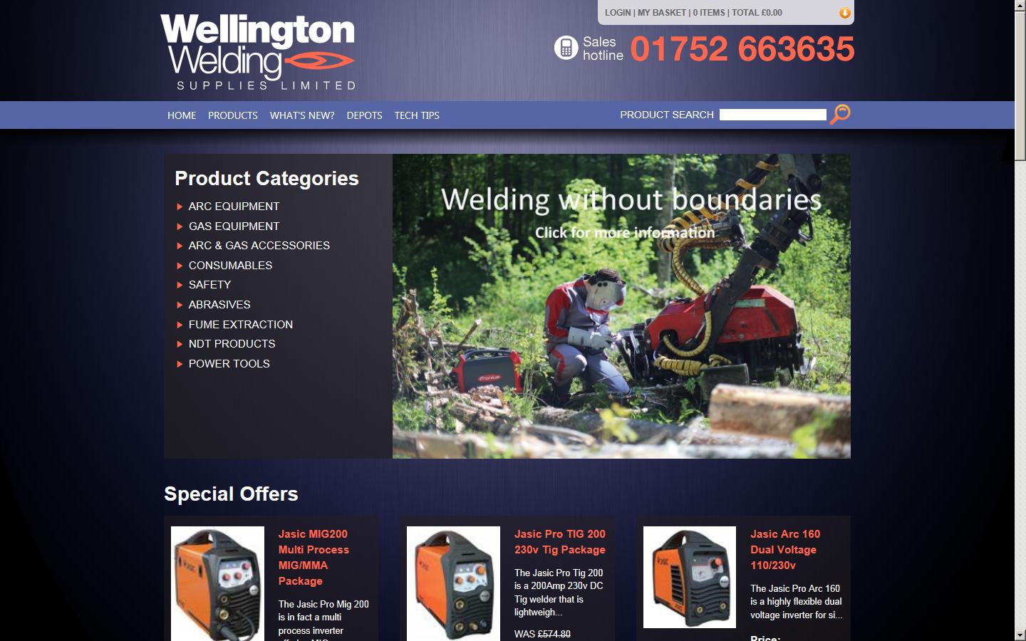 Wellington Welding Supplies Ltd Website