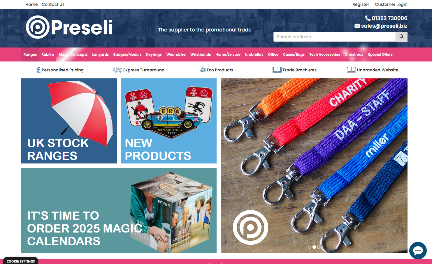 Preseli Ltd Website