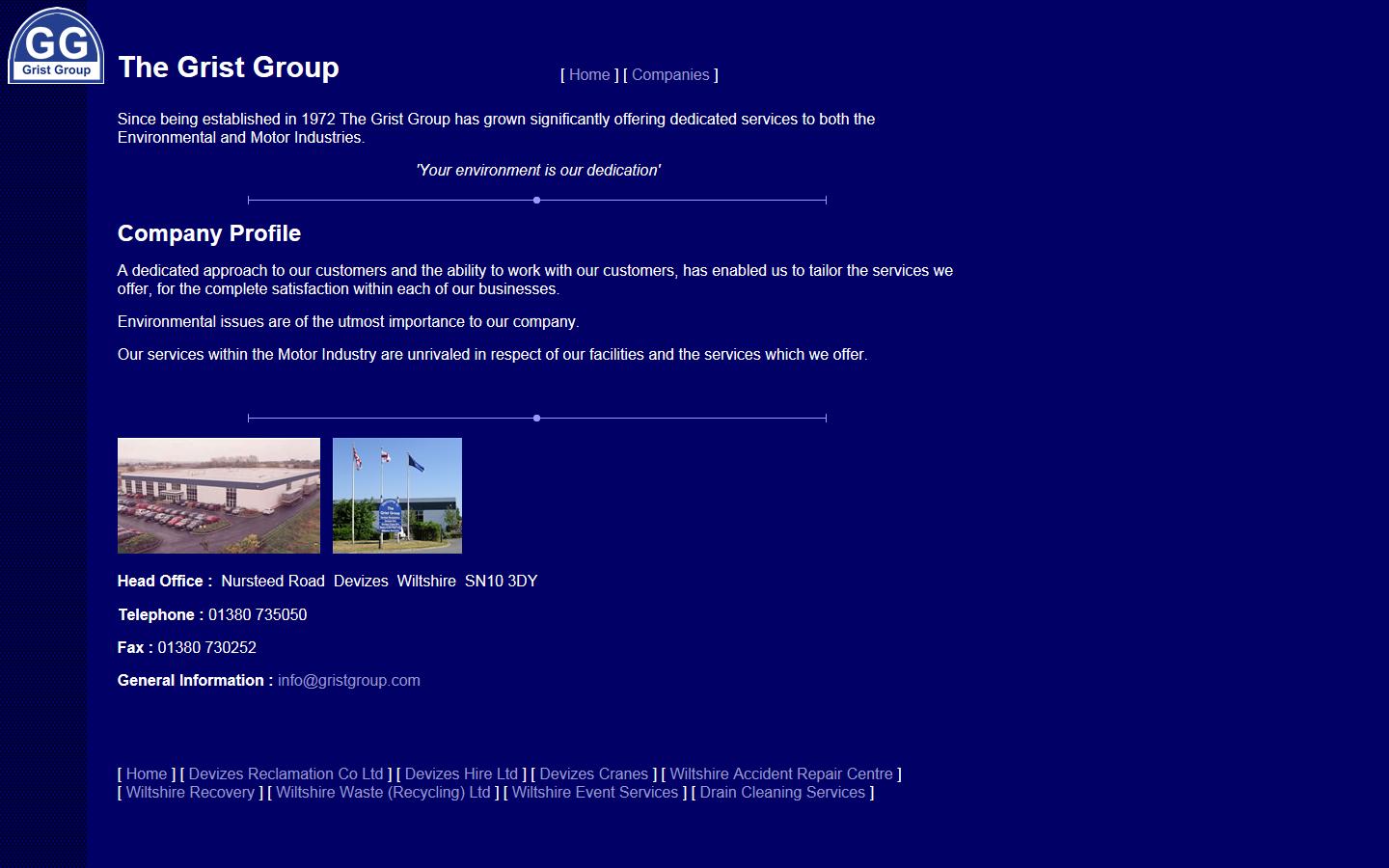 Wiltshire Event Services Website