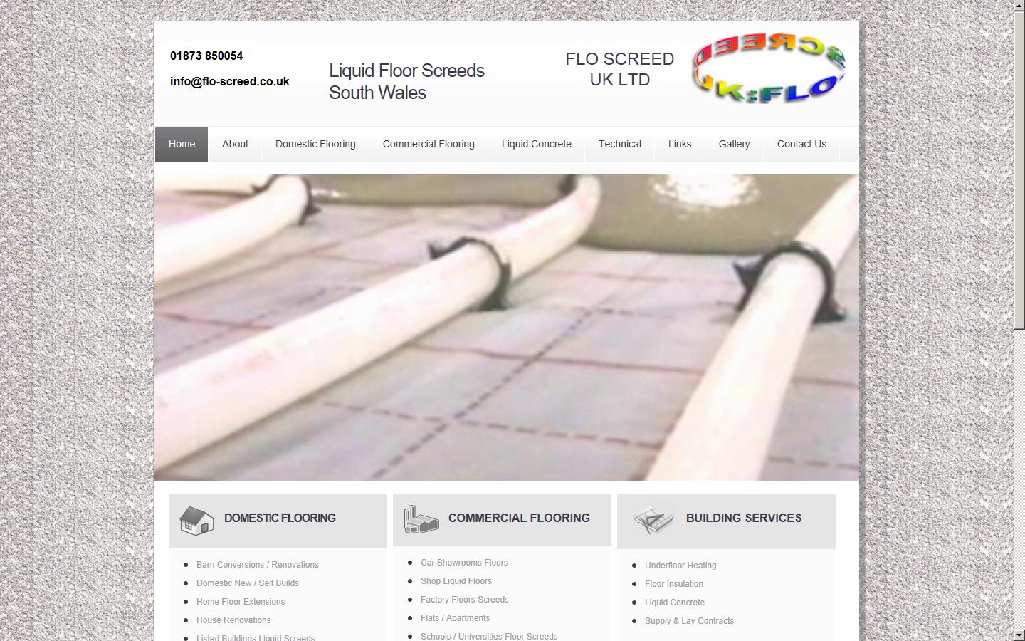 Flo Screed UK Ltd Website