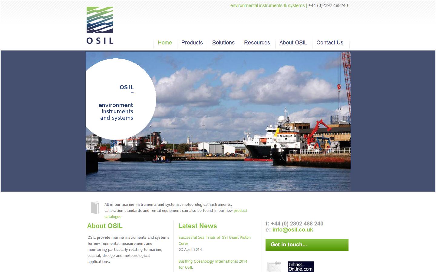 Ocean Scientific International Ltd Website